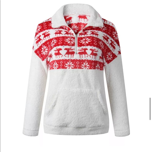 ARRIVED🎅Fluffy cozy warm Christmas fleece sweater - Picture 3 of 4